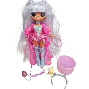 LOL Surprise OMG Kitty K Fashion Doll Remix Series Pink Silver Pop Star MGA